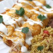 Ranch Chicken Enchiladas