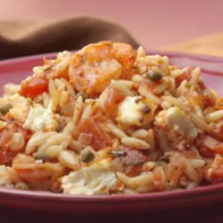 Orzo and shrimp