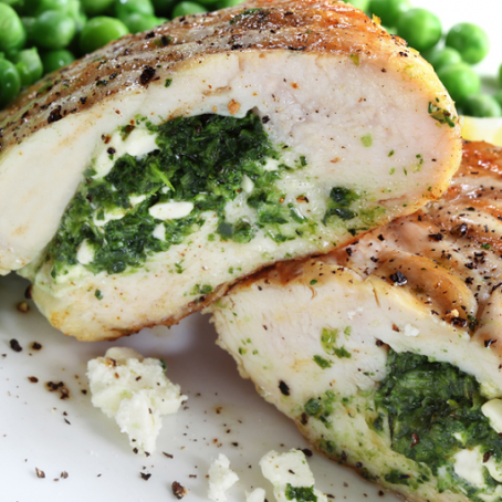 Spinach And Feta Stuffed Chicken Breast
