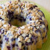 Blue Muffin Bundt Cake