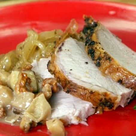 Roast Pork Loin with Apples