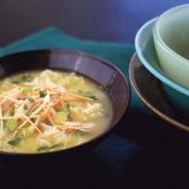 Chicken Soup with Jasmine Rice and Ginger