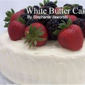 White Butter Cake with Cream Cheese Frosting