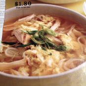 Soup: Egg Drop Soup with Chicken and Noodles