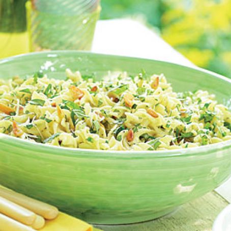 Deconstructed Pesto Pasta