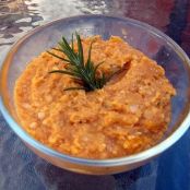 Baked Bean Dip with Veggie Sticks