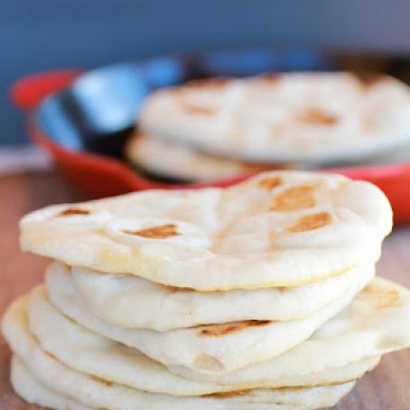 Traditional Greek Pita Bread.