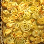 Leeks Baked in Cream