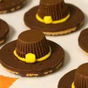 Thanksgiving Pilgrim Hat Cookies