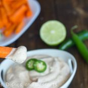 Spicy Yogurt Dip and Veggies