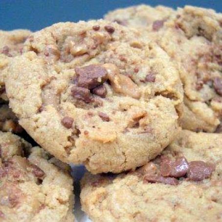 Toffee Peanut Butter Cookies