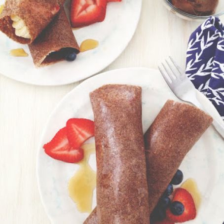 Raw Banana Cinnamon Crepes
