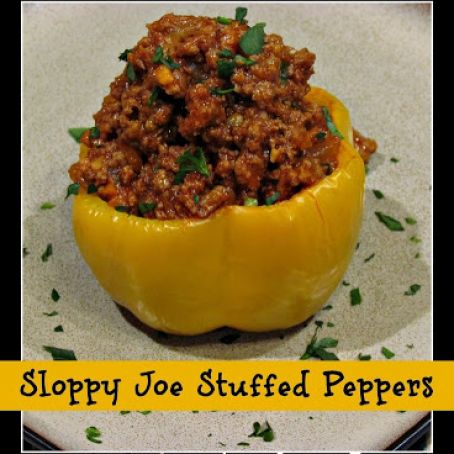 Sloppy Joe Stuffed Peppers