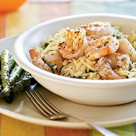 Lemon Pepper Shrimp Scampi