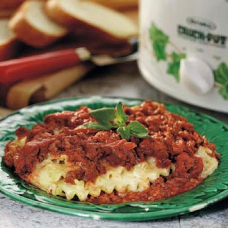 Slow-Cooker Lasagna