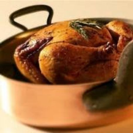 Fast roast-chicken dinner