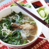30-Minute Pressure Cooker Pho Ga (Vietnamese Chicken Noodle Soup)