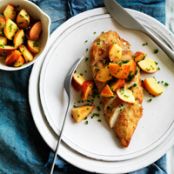 Chicken with Peach-Jalapeño Salsa