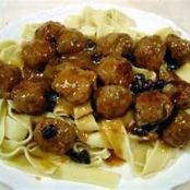 Sauerbraten Meatballs