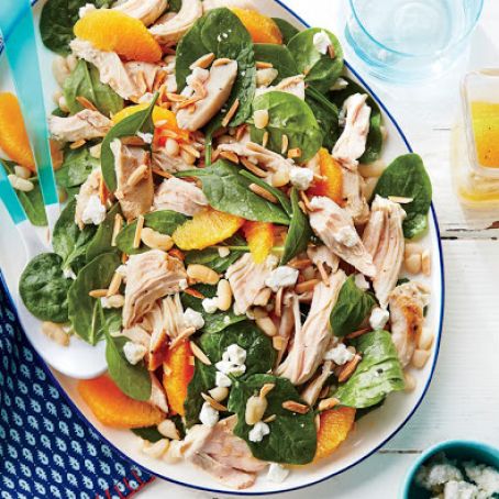 Chicken, White Bean, and Spinach Salad