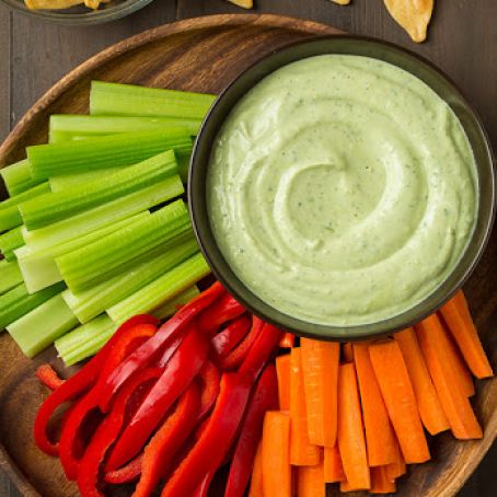 Avocado Greek Yogurt Ranch Dip