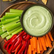 Avocado Greek Yogurt Ranch Dip