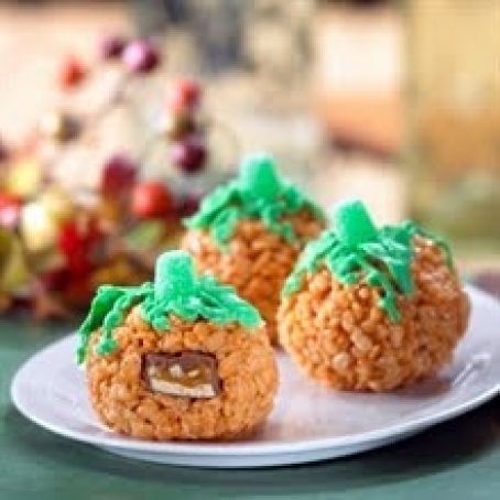 Rice Krispies Surprise Pumpkin Treats
