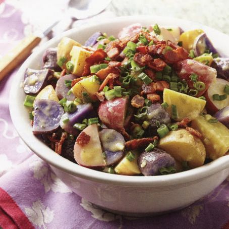 Tri-Colored Potato Salad with Dijon Vinaigrette