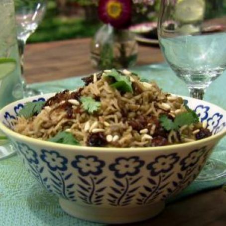 Lebanese Lentils, Rice and Caramelized Onions (Mujadara)