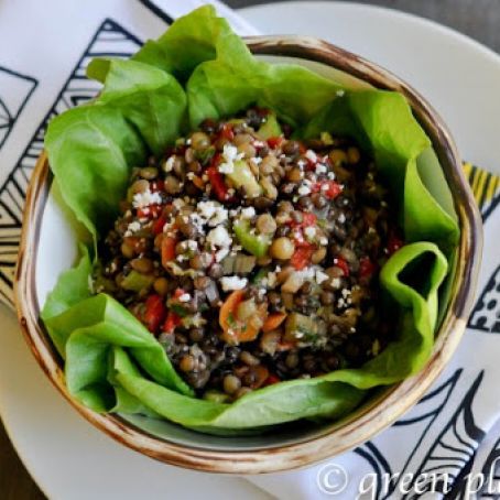 Lentil and Rice Salad with Chicken