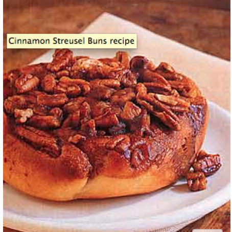 Cinnamon Streusel Buns