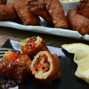 shrimp or lobster Rolls with Thai Chile Sauce