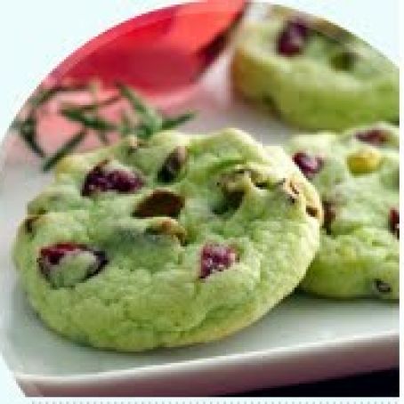 Cran-Pistachio Cookies