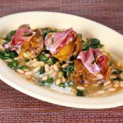 Braised Chicken with White Beans & Spinach by Clinton Kelly