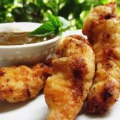 Chicken Fingers with Lemon Dip