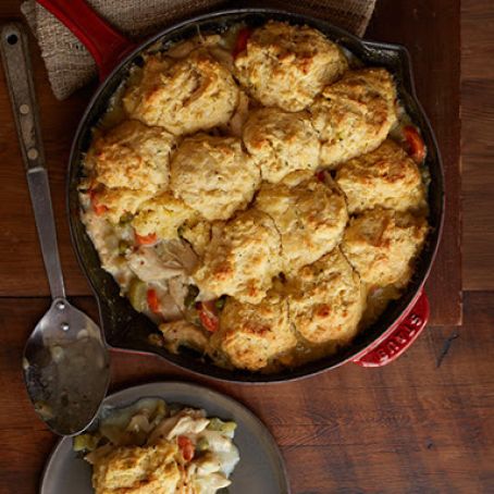 Turkey Biscuit Pie