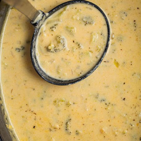 Three-Cheese Broccoli Soup