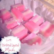 Easy Tricolored Layered Mochi