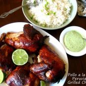 Pollo a la Brasa and Aji Verde Sauce