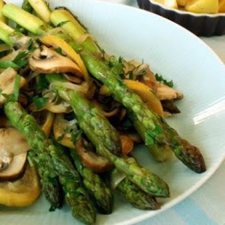 Roasted Lemon Asparagus