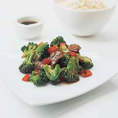 Stir-Fried Beef and Broccoli