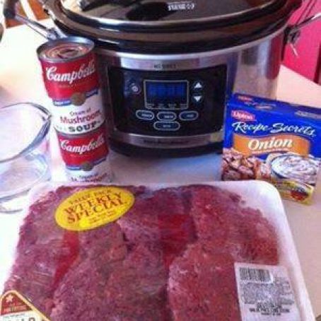 Cube Steak crock pot