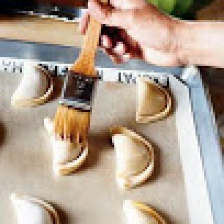 Jam Filled Mezzaluna Cookies