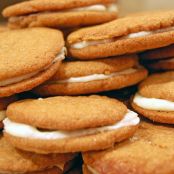 Gingersnap Sandwich Cookies