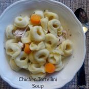 CHICKEN TORTELLINI SOUP(crockpot)