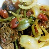 Turkey Sausage & Peppers