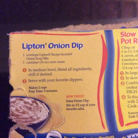 Lipton Onion Dip