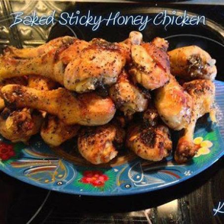 BAKED STICKY HONEY CHICKEN