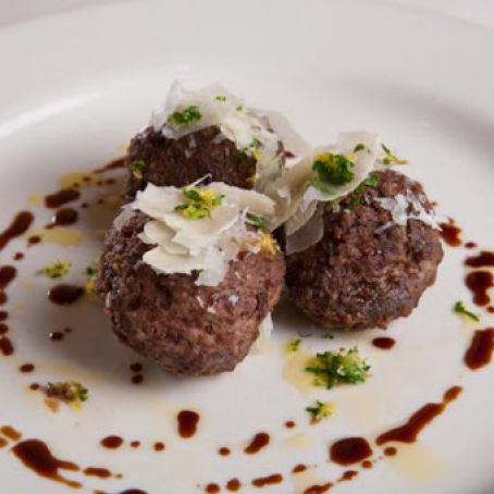 Fabio Viviani’s Balsamic and Gremolata Meatballs