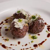 Fabio Viviani’s Balsamic and Gremolata Meatballs